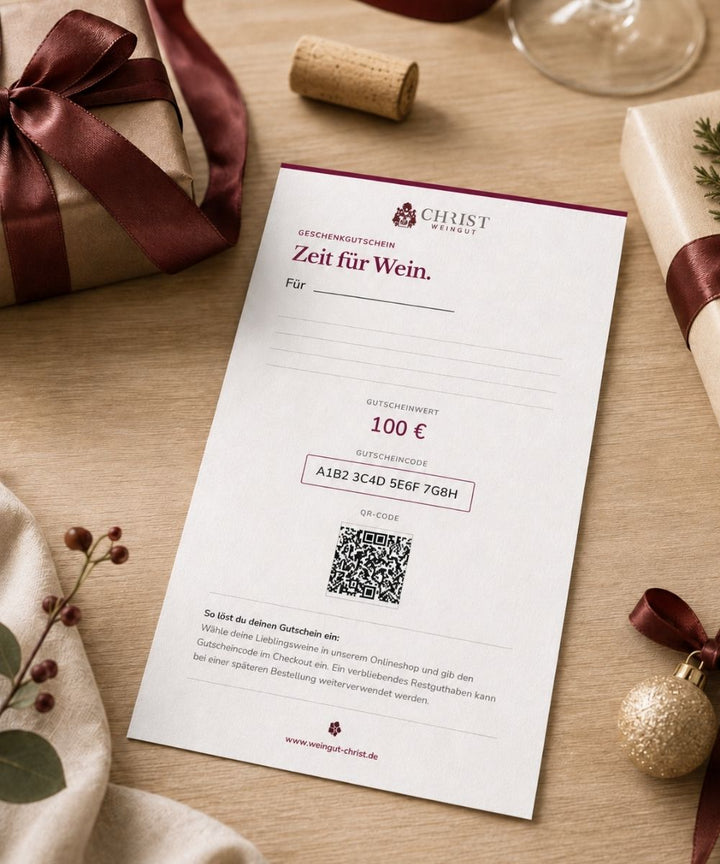 Geschenkgutschein zum Ausdrucken
