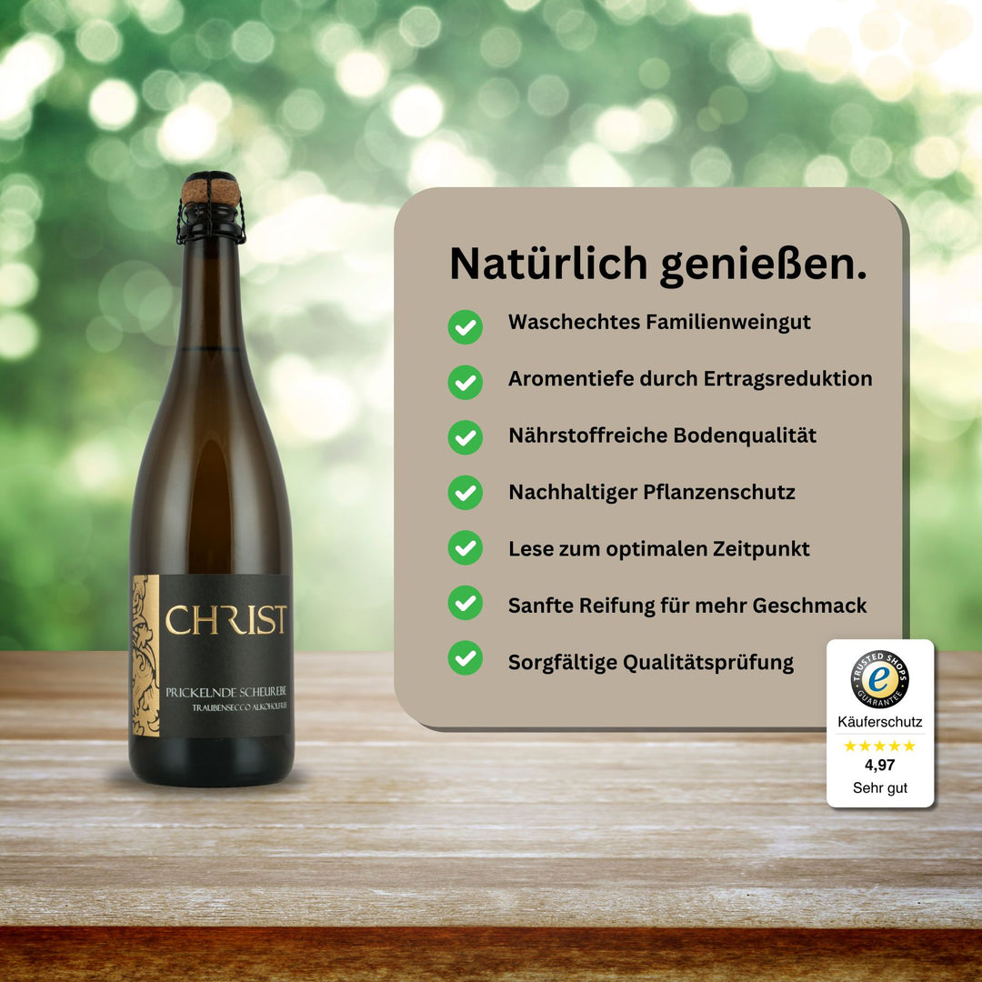 Prickelnde Scheurebe - Traubensecco