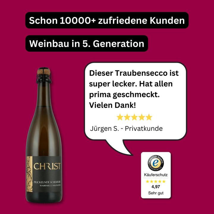 Prickelnde Scheurebe - Traubensecco